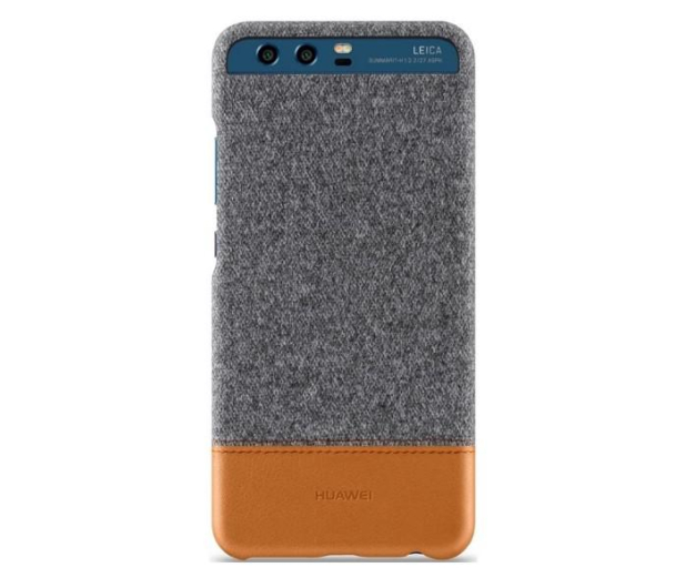 Huawei Plecki Skóra/Filc do Huawei P10 jasnoszary - 352197 - zdjęcie